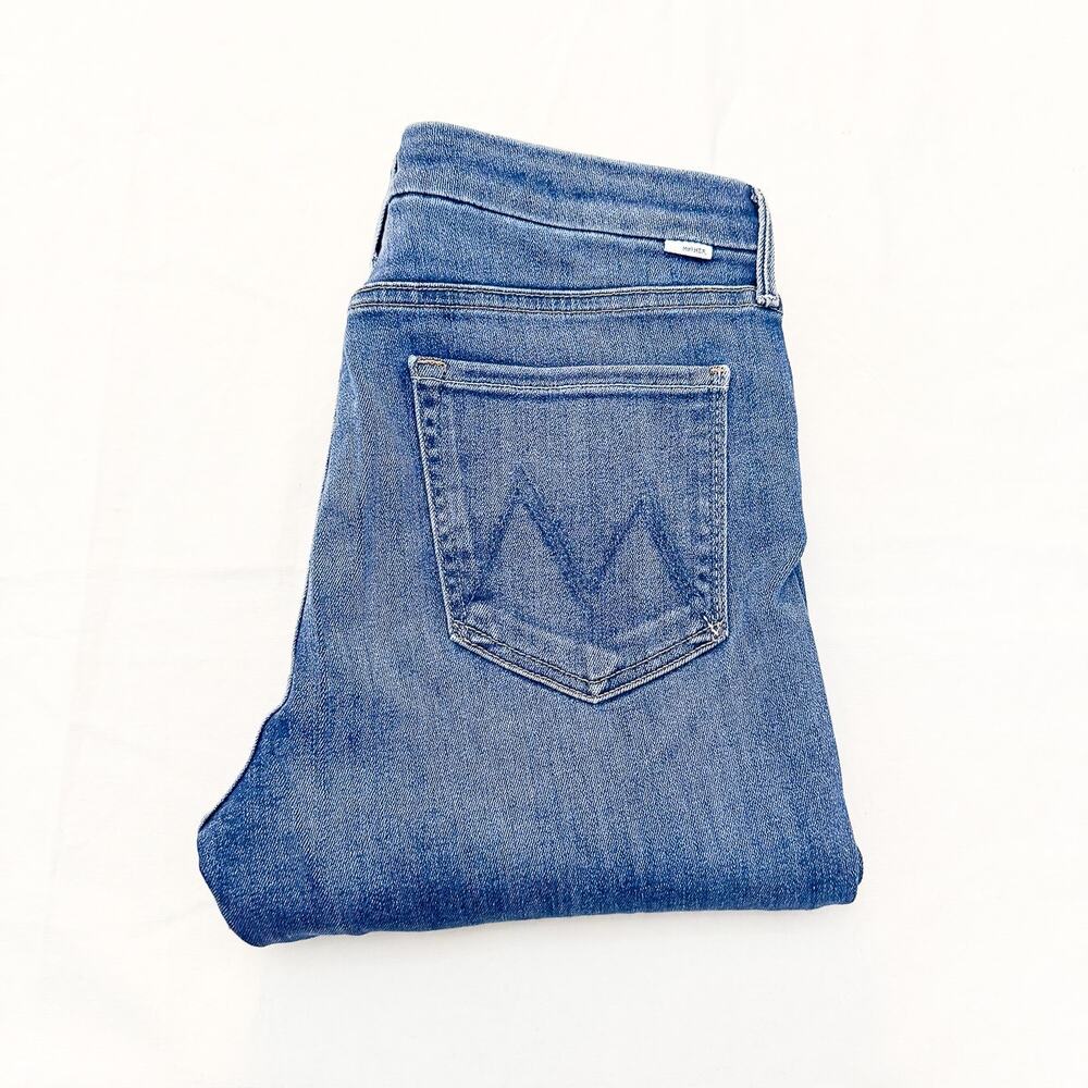 Mother The Looker Ankle Fray Satisfaction, Guaranteed Denim Jeans Size 32